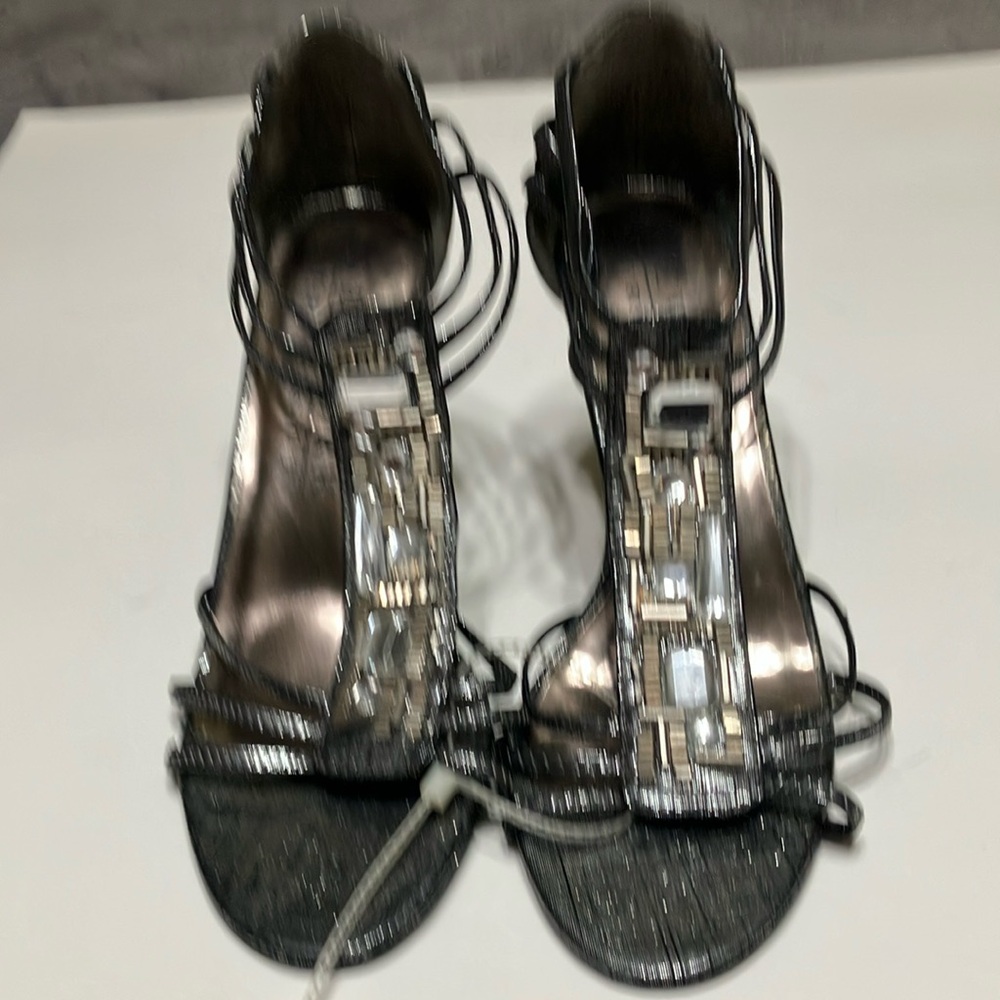 Elegant Black Strappy Heels